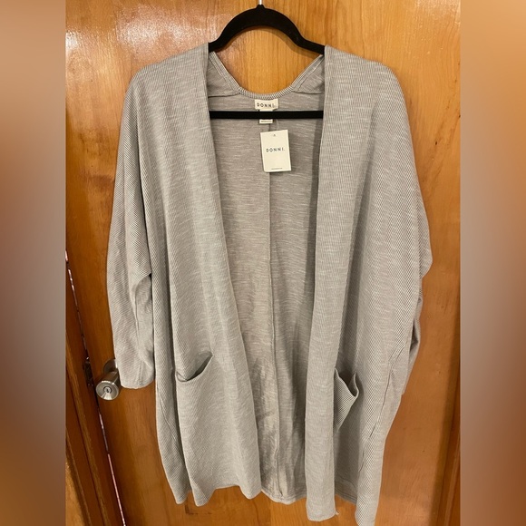 NWT Anthropologie Donni Sandwash Ribbed Cardigan - Picture 2 of 4